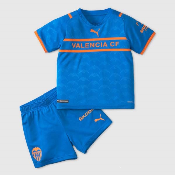 Camiseta Valencia Replica Tercera Ropa Niño 2021/22